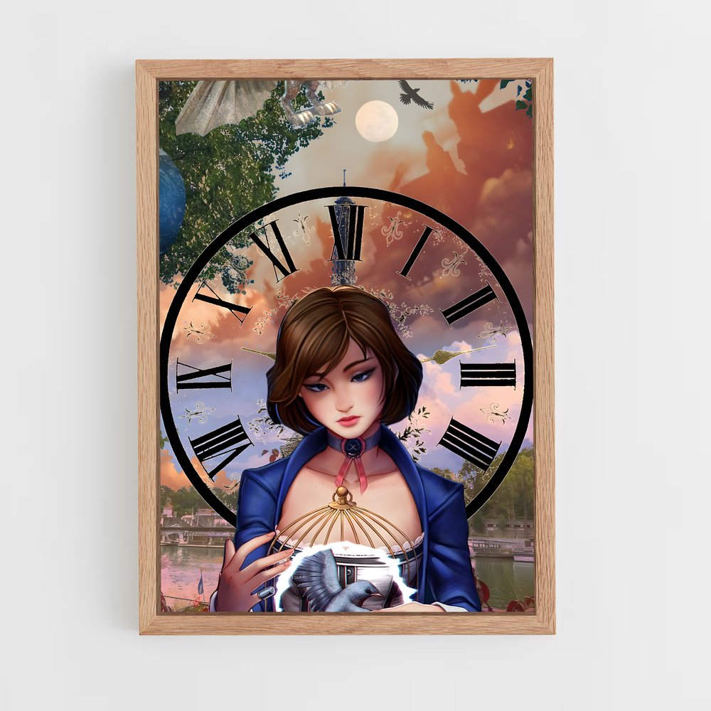 Poster L'Horloge d'Elizabeth – affiche Bioshock (vue 4)